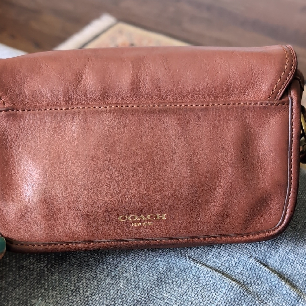 Coach Brown Leather Crossbody Bag